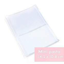 Mini Pasta Plástica Com Zip Para Mini Planner A Craft