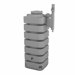 Cisterna vertical modular 1050L com filtro e clorador - Completa