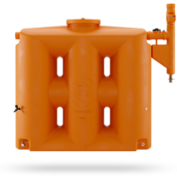 Cisterna vertical modular 1000L com filtro e clorador - Completa