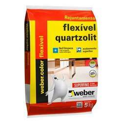 Rejunte Flexível Weber Quartzolit Interno e Externo 5kg Corda - 4573951