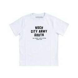 Camiseta Rock City Army South Juvenil Branco