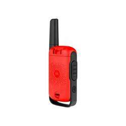 Radio Comunicador Motorola Talkabout T110BR, 25KM 26 Canais, Funcao de chamada de grupo com emparelhamento facil, Vermelho e Preto