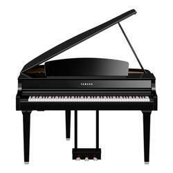 Piano Digital Yamaha Clavinova CLP-795GP 88 Teclas Sensitivas Preto Polido - Bivolt