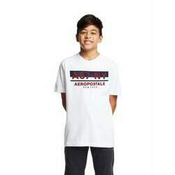 Camiseta Aeropostale Teen A87-NY Branca